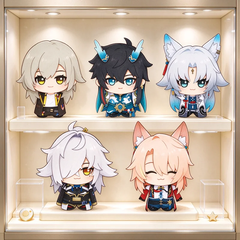 Official miHoYo Honkai: StarRail Licensed Anime Character Merchandise, Keychains, Figurines, and Gifts—Second Collection