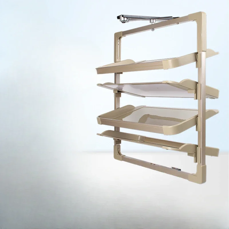 Cloakroom accessories space-saving simple telescopic 360-degree  shoe rack hardware multi-layer shoe cabinet