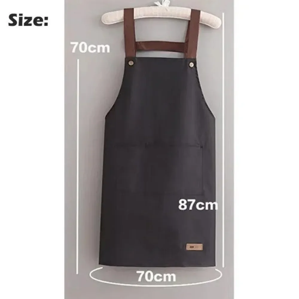 1 Pc Kitchen Waterproof Apron Resistant Dirt Oil-Proof Clothes Sleeveless Cooking Aprons Kitchen Cleaning Accessories