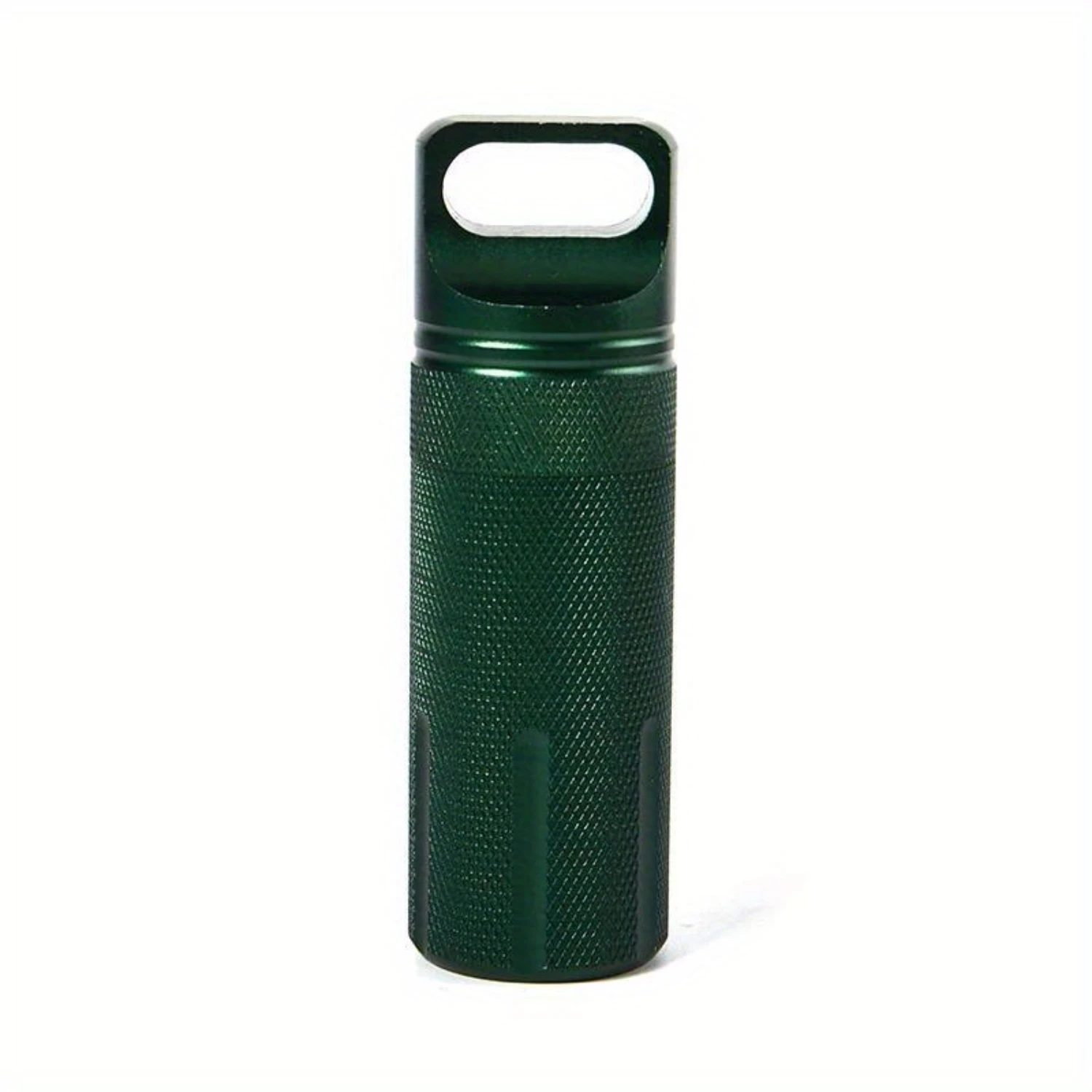 Custodia per medicinali impermeabile con porta capsule, contenitore per pillole ermetico in alluminio da 3 pezzi
