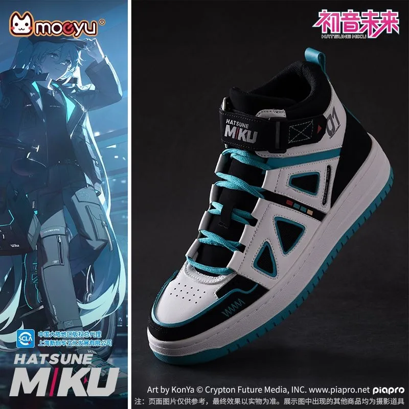 Heißer Hatsune Miku Schuhe für Männer Vocaloid Cosplay Männlichen Turnschuhe Frauen Tennis Sport Sportlich Anime Figur Schuhe Casual Schuhe Geschenk