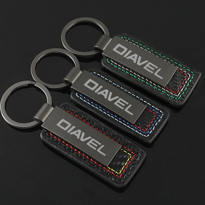 Motorcycle Keychain Universal Accessories Keyring For Ducati DIAVEL S 1260 2024 2021 2023 2020 Gift Key Chains Ring Buckle