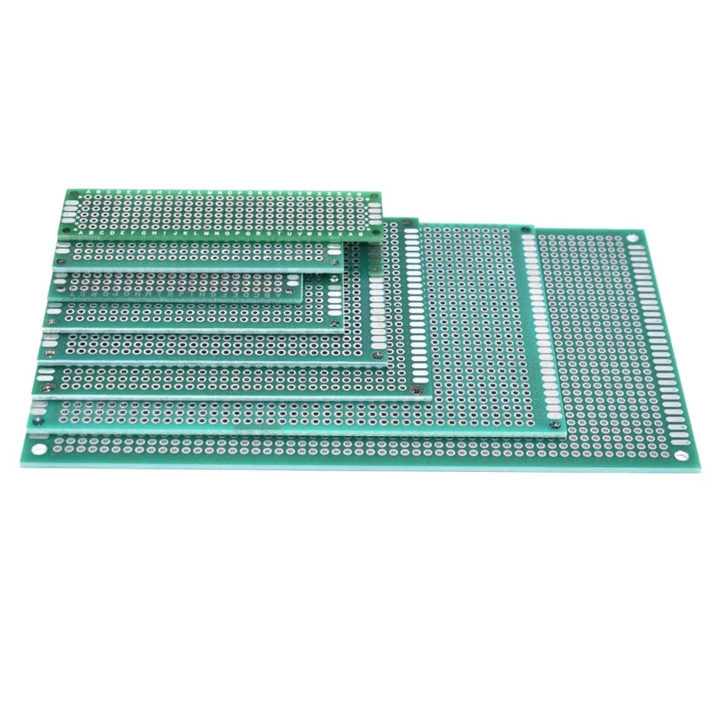 9x15 8x12 7x9 6x8 5x7 4x6 3x7 2x8 cm Double Side Prototype Diy Universal Printed Circuit PCB Board Protoboard For Arduino