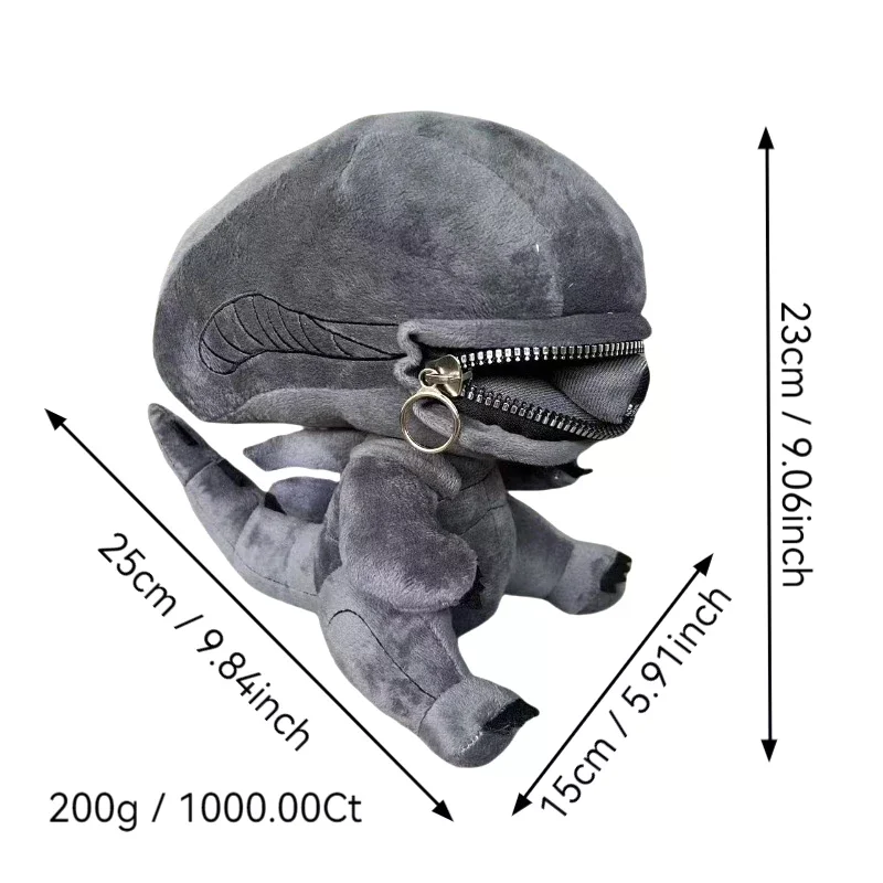 Alien Xenomorph Plush Toy Cartoon Plush Dolls Soft Stuffed Plush Toys For Boys Girls Fans Birthday Christmas Gifts