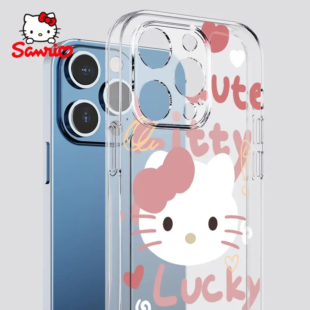 Kitty Cat Iphone Case Iphone 16/15/14/13/12/11/x/xs/xs Max/pro Max Girl Iphone 16 Promax Case Olá Kitty Acessório de Moda