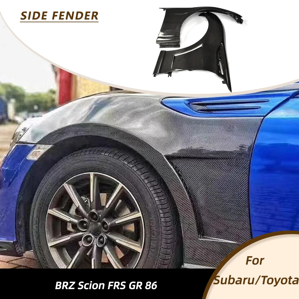 

Car Side Fender Vent Panel For Subaru BRZ Scion FRS Toyota GR86 2013-2020 Car Side Wheel Fenders Racing Body Kits Carbon Fiber