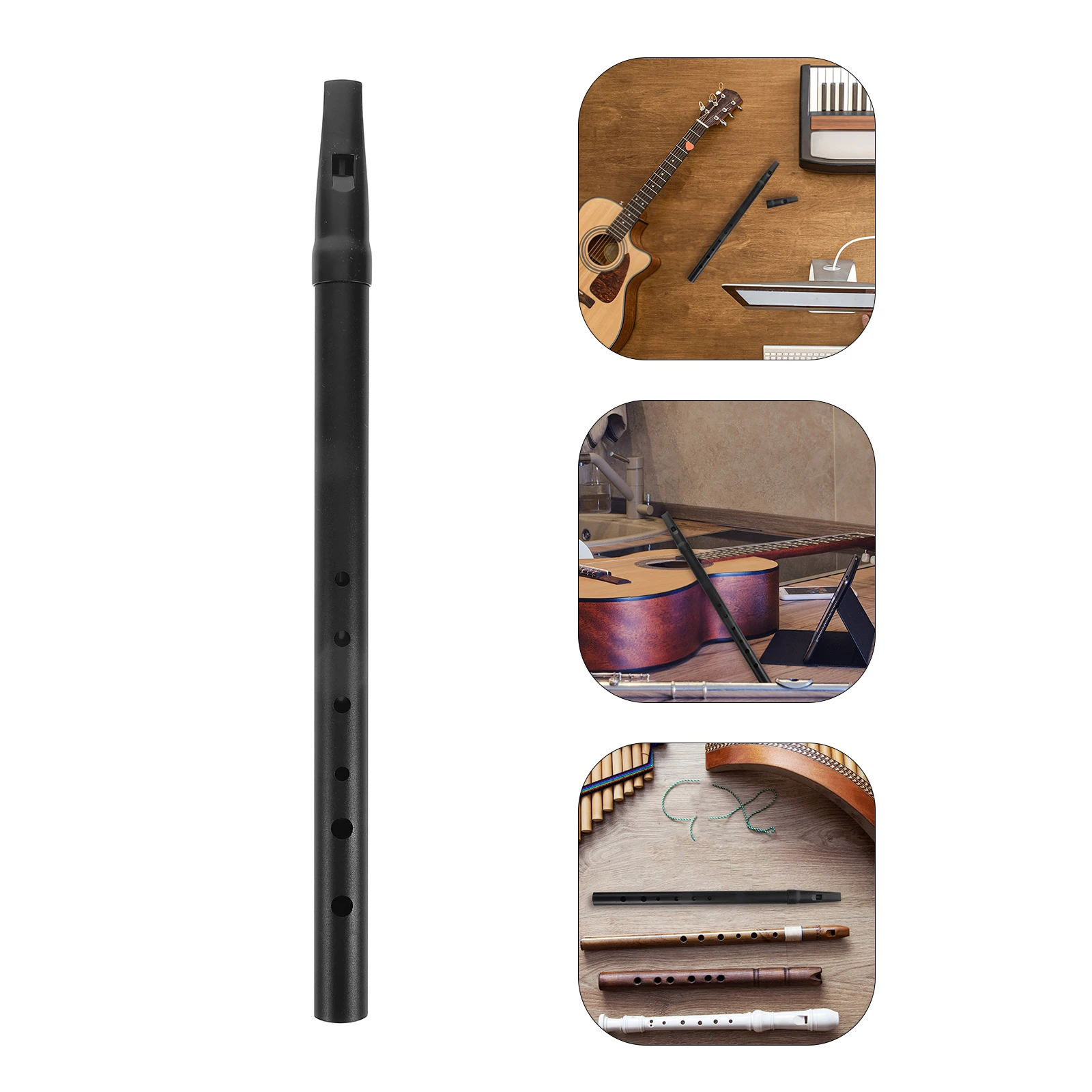 

6 Holes Irish Whistle Flute Recorder Musical Wind Instrument Key Of C Beginner Practice Flute Kids Adults Lightweight Metal