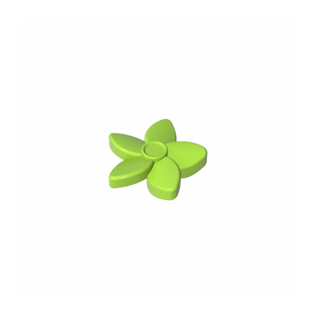 Gobricks GDS-90241 compatible with lego 18853 Friends Accessories Hair Decoration, with Pointed Petals Assembles Building Blocks