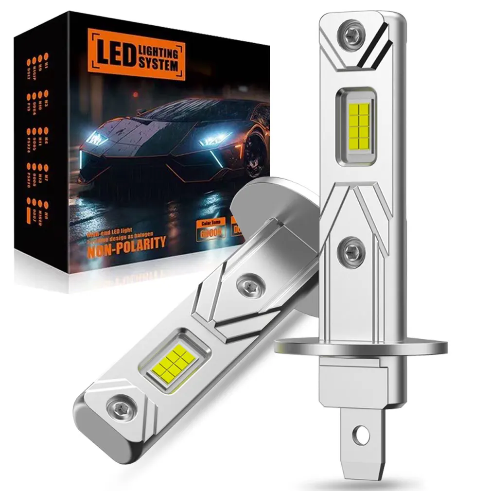 22000LM H1 H3 LED Headlight Bulbs Wireless 16pcs 3570 CSP Chips High Low Beam 120W Car Light H3 Led Diode Lamp Auto 12V 6000K