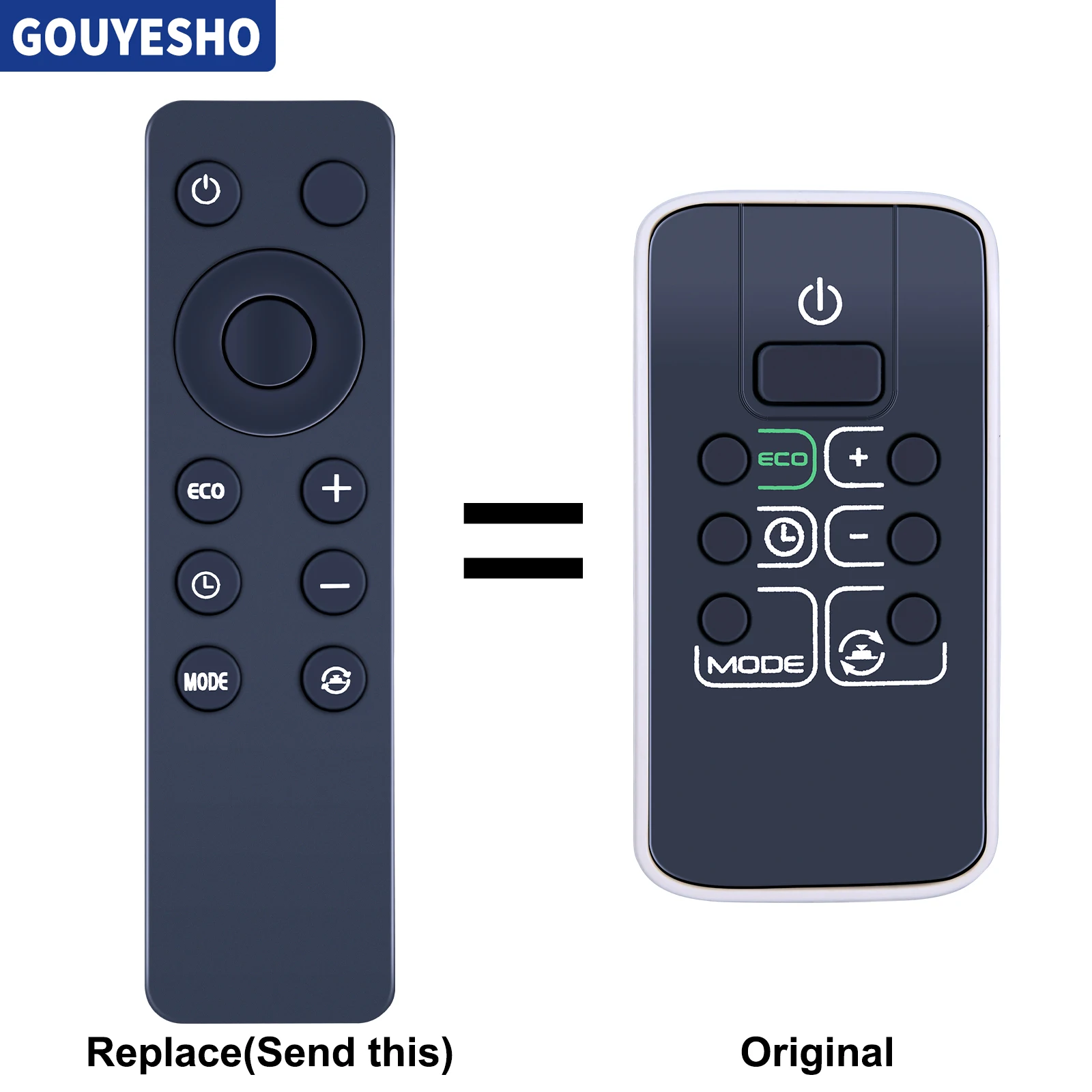 

New Replace Remote Control For DeLonghi HFX60 HFX65 HFX66 ​Ceramic Fan Heater