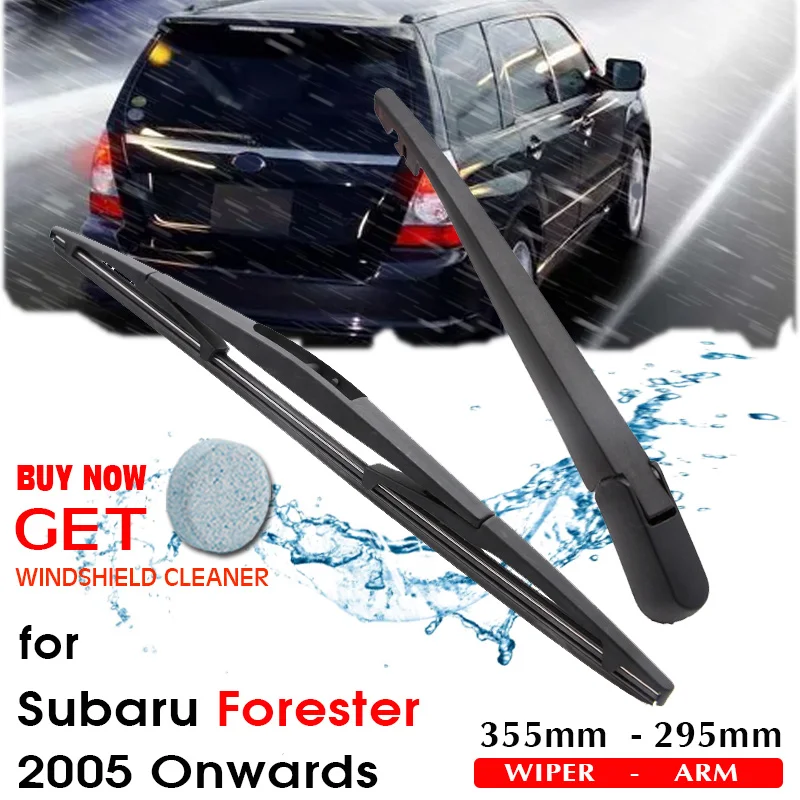 

BROSHOO Car Rear Wiper Blades Back Windscreen Wiper Arm For Subaru Forester Hatchback (2005-) 355mm,Windshield Auto Styling