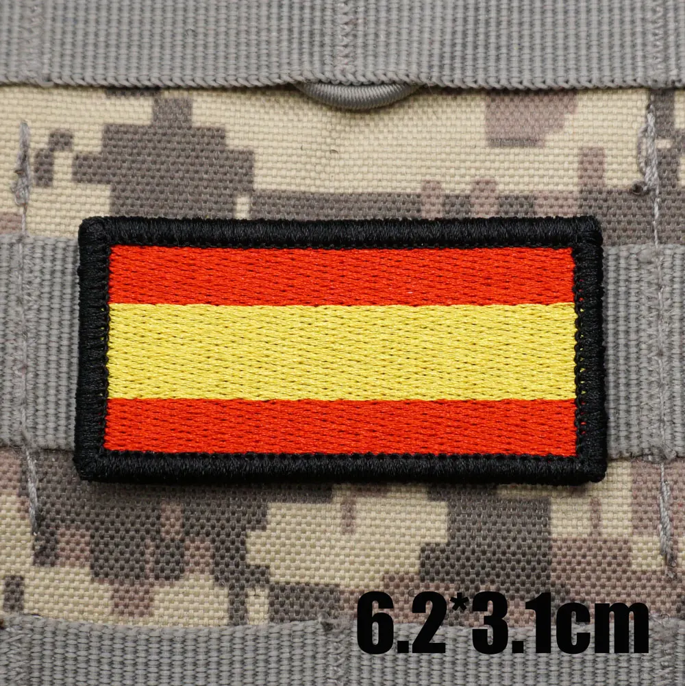 Flag of Spain EMBROIDERY PATCH  AA223