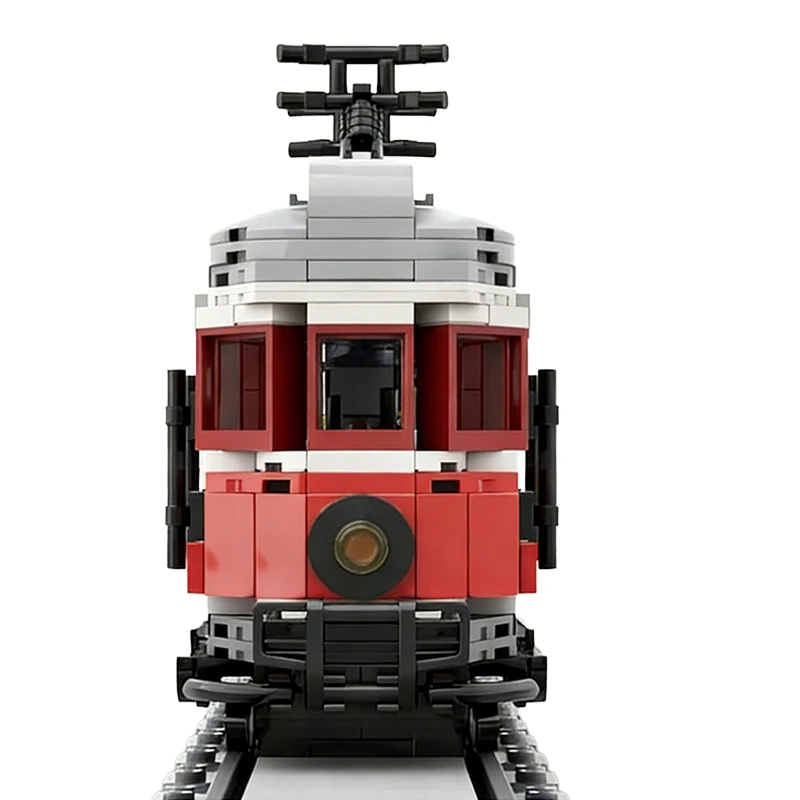 484-teiliger Auto-Trolley MOC Anpassbarer Modularer Baukasten Kreatives Design Lernspielzeug STEM DIY Spielzeug Weihnachtsgeschenk