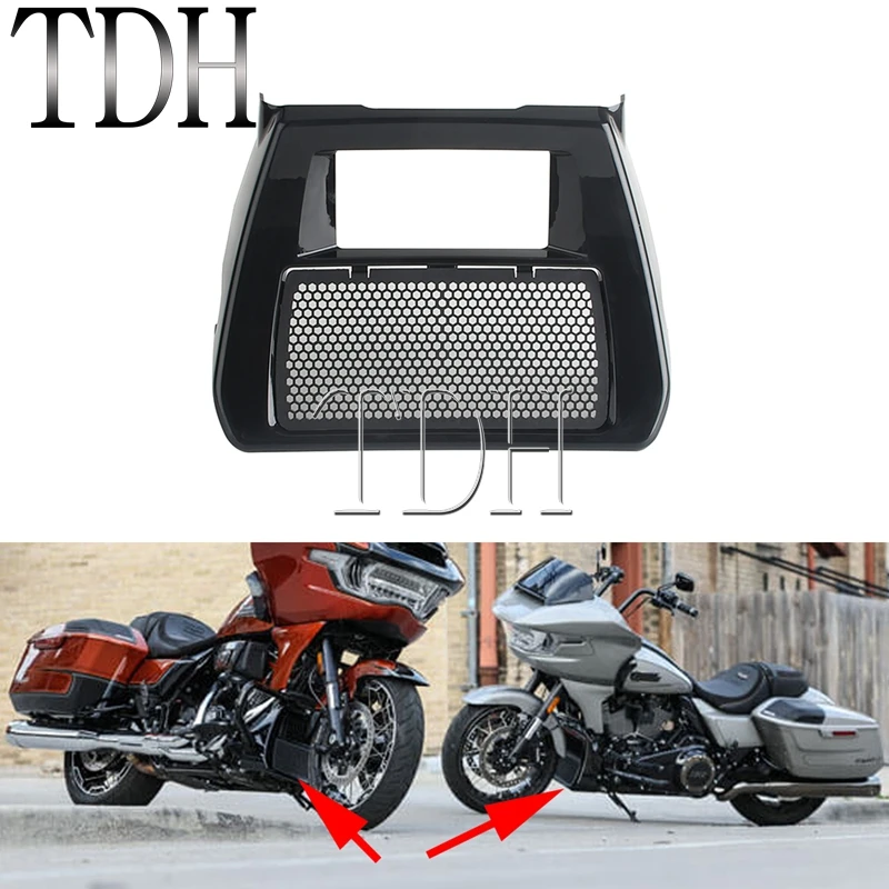 

Motorcycle Fairing Front Spoiler Radiator Chin Cover For Harley Touring Road Glide FLTRX CVO Road Glide FLTRXSE ST FLTRXSTSE