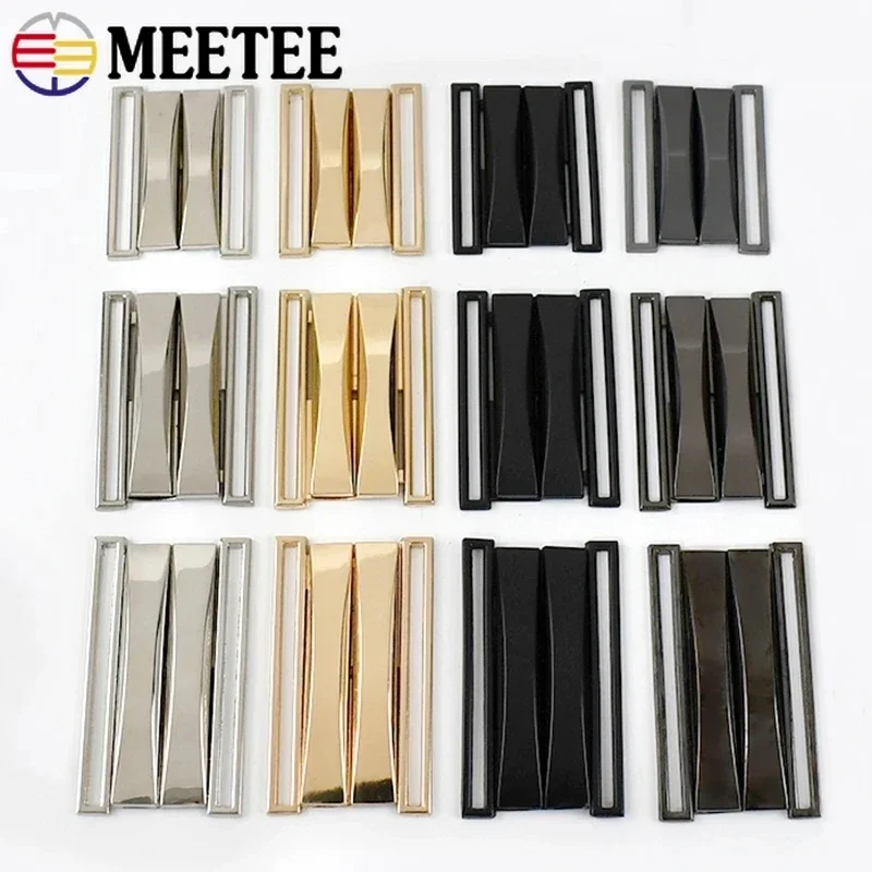 إبزيم حزام معدني للمعطف ، أزرار مزخرفة ، مشبك حزام الخصر ، أكياس سترة ، خطاف ملابس ، إكسسوارات خياطة ذاتية الصنع ، 30-70 ، 2