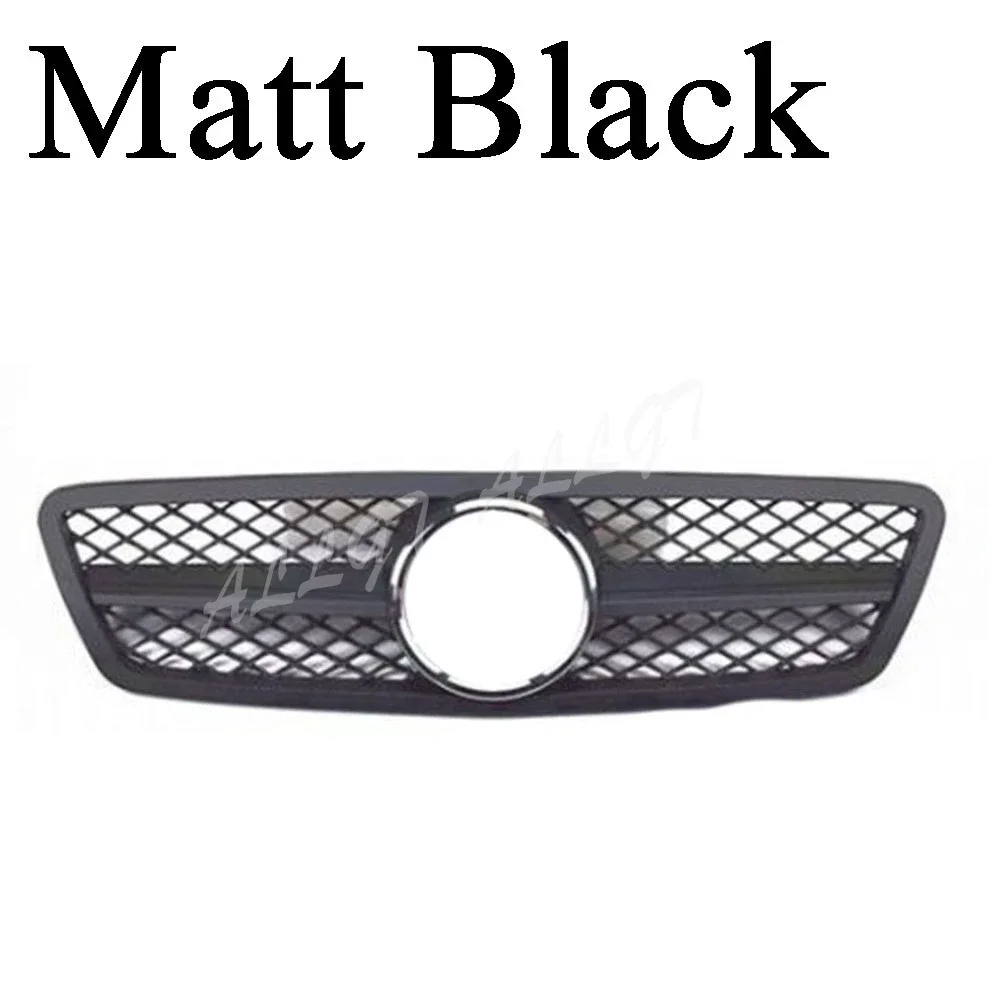 Front Racing Billet Bumper Grilles Upper Facelift Grill For Mercedes-Benz W203 C class 2001-2007 Four Doors