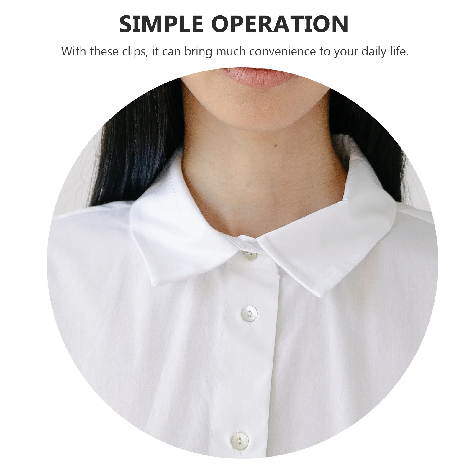 

200Pcs Multifunctional Plastic Clips Strong Texture Rust Free Shirts Fixing Clips Home Essential Shirt Clamps Shirt Fixing Clip