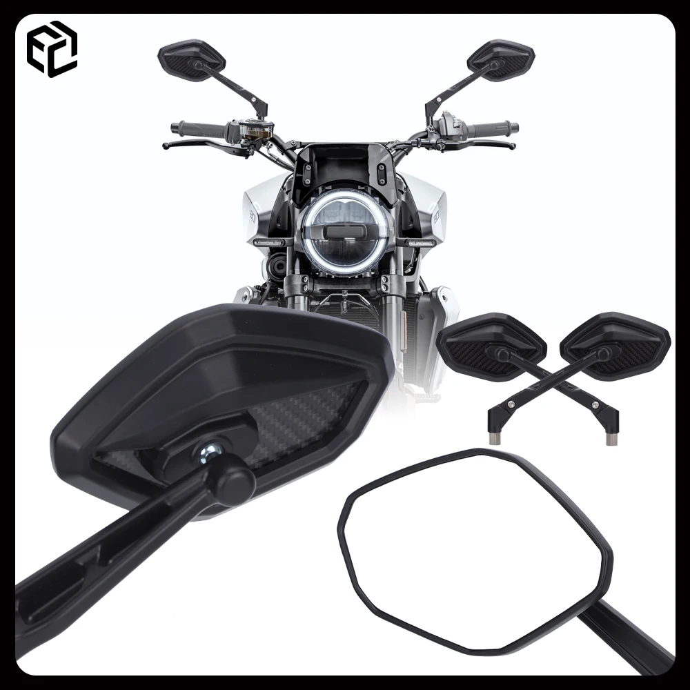 

Carbon Fiber Motorcycle Rearview Mirror for Husqvarna Svartpilen 401 901 / Vitpilen 401 701 Side Espejos Motorcycle Accessories