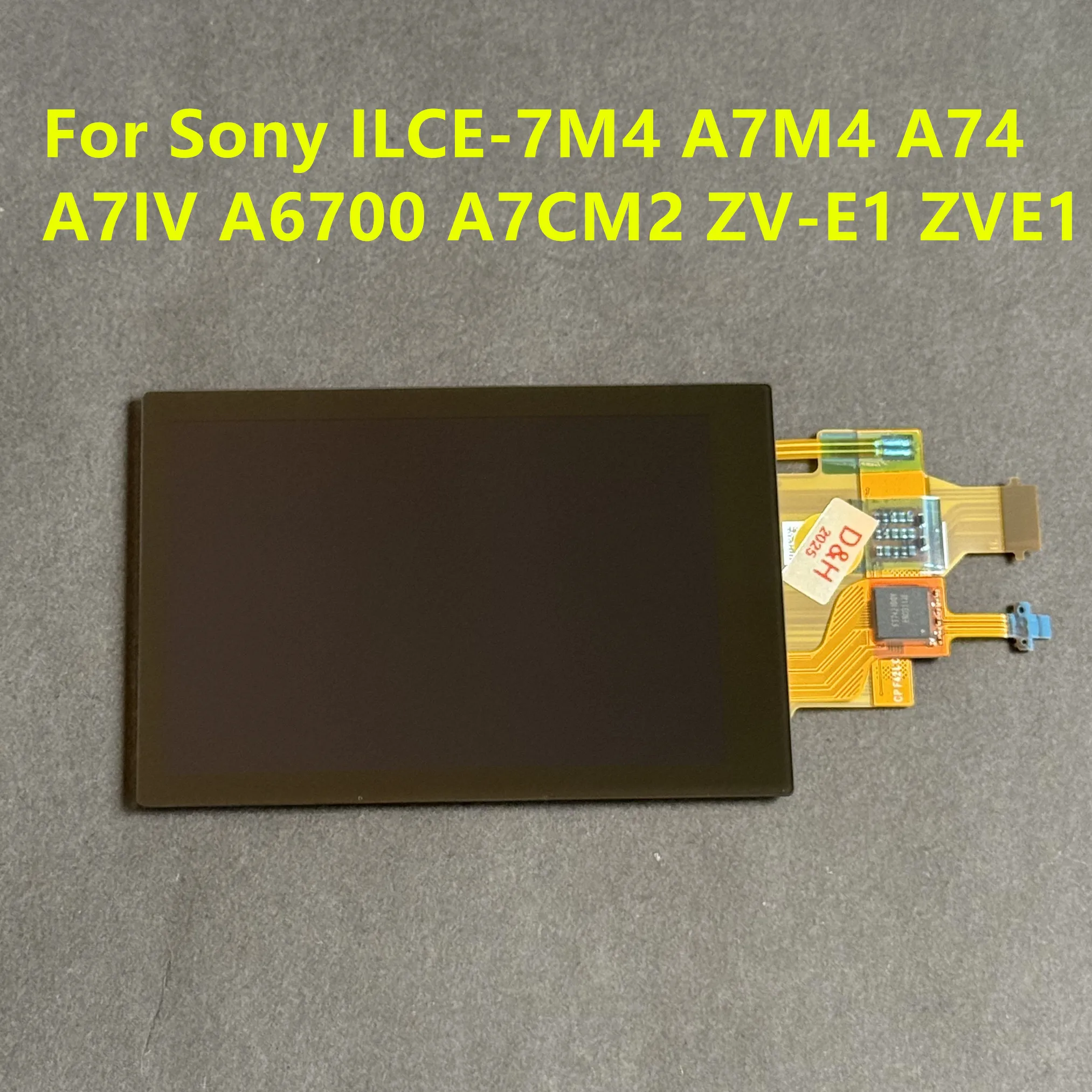 

Новый ЖК-экран для Sony ILCE-7M4 A7M4 A74 A7IV A6700 A7CM2 ZV-E1 ZVE1 с сенсорным и подсветкой, запасные части