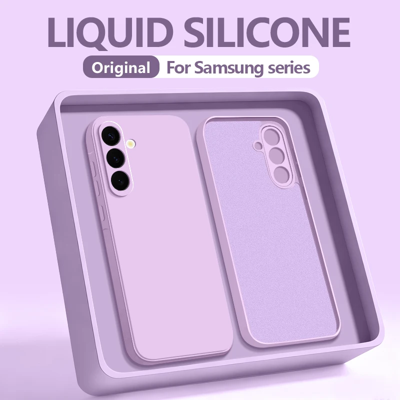 Weiche TPU-Handyhülle für Samsung Galaxy S26 S24 S23 S25 Ultra Edge S24 S25 FE A57 A56 A17 A55 A16 A18 5G Flüssigsilikonhülle – Detail 11
