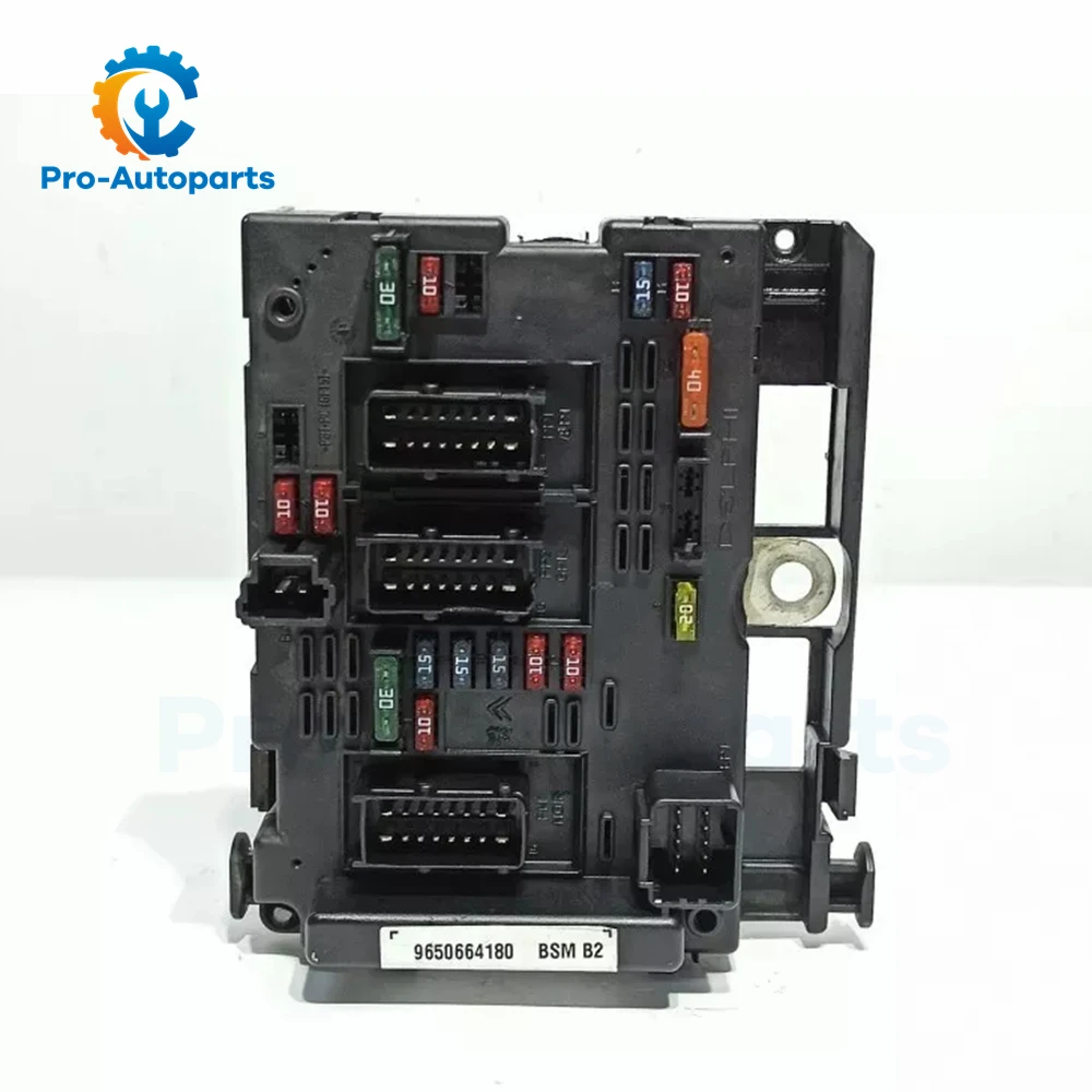 BSM B2 9650664180 Fuse Box Assembly for Peugeot 307 406 807 206 Citroen C3 C5 C8 Xsara 1999-2012 9657608880