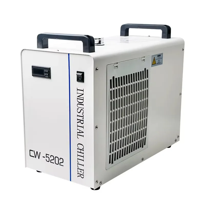 

Industrial Air Cooled CW5000/5202 Refrigeration Equipment CO2 Laser Cutting Engraving Machine Universal Water Tank Pump Included