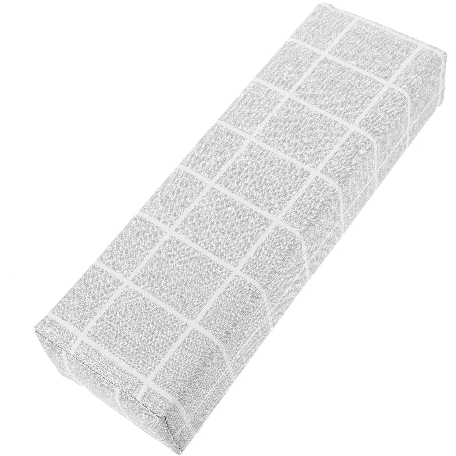 

Soft Plaid Art Hand Pillow Manicure Arm Cushion Wrist Support Durable Cloth Surface Salon Home Use Hand Cushion Nail Art