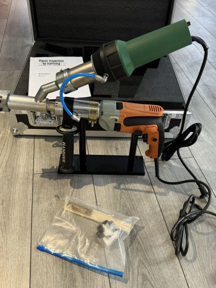 Portable Hot Melt Extrusion Plastic Welding hine PP/PE Welding Rod Type 220V 7kg 20-500C Mainland China