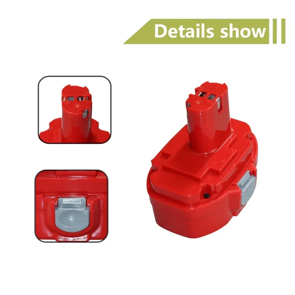 For Makita 18V 4800/6800/9800/12800mAh Battery ，Compatible PA12 PA14 PA09 PA18 9100 1220 1420 1435 6270D 6280D