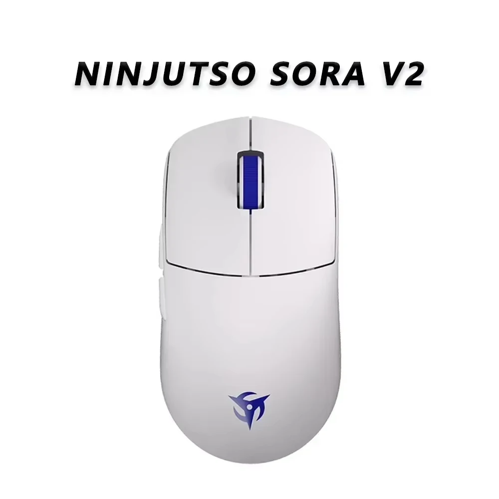 Ninjutso Sora V2 ماوس لاسلكي 8k PAW3395 PC Gamer Mouse E-sports Gaming منخفض تأخير عمر البطارية الطويل تخصيص الفئران خفيفة الوزن