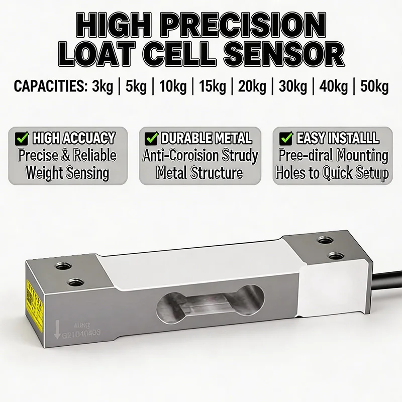 High Precision Single Point Load Cell 3-120kg Warehouse Weighing Sensor Stable Anti‑Interference High Accuracy Weight Sensor