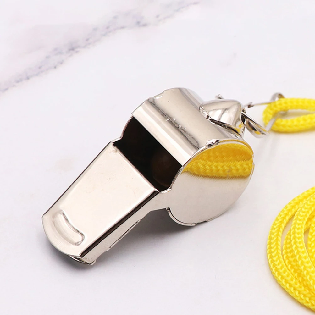 12 Pcs Camping Accessories Stainless Steel Whistle Sports Tool Portable Survival Toy Referee Emergency Travel