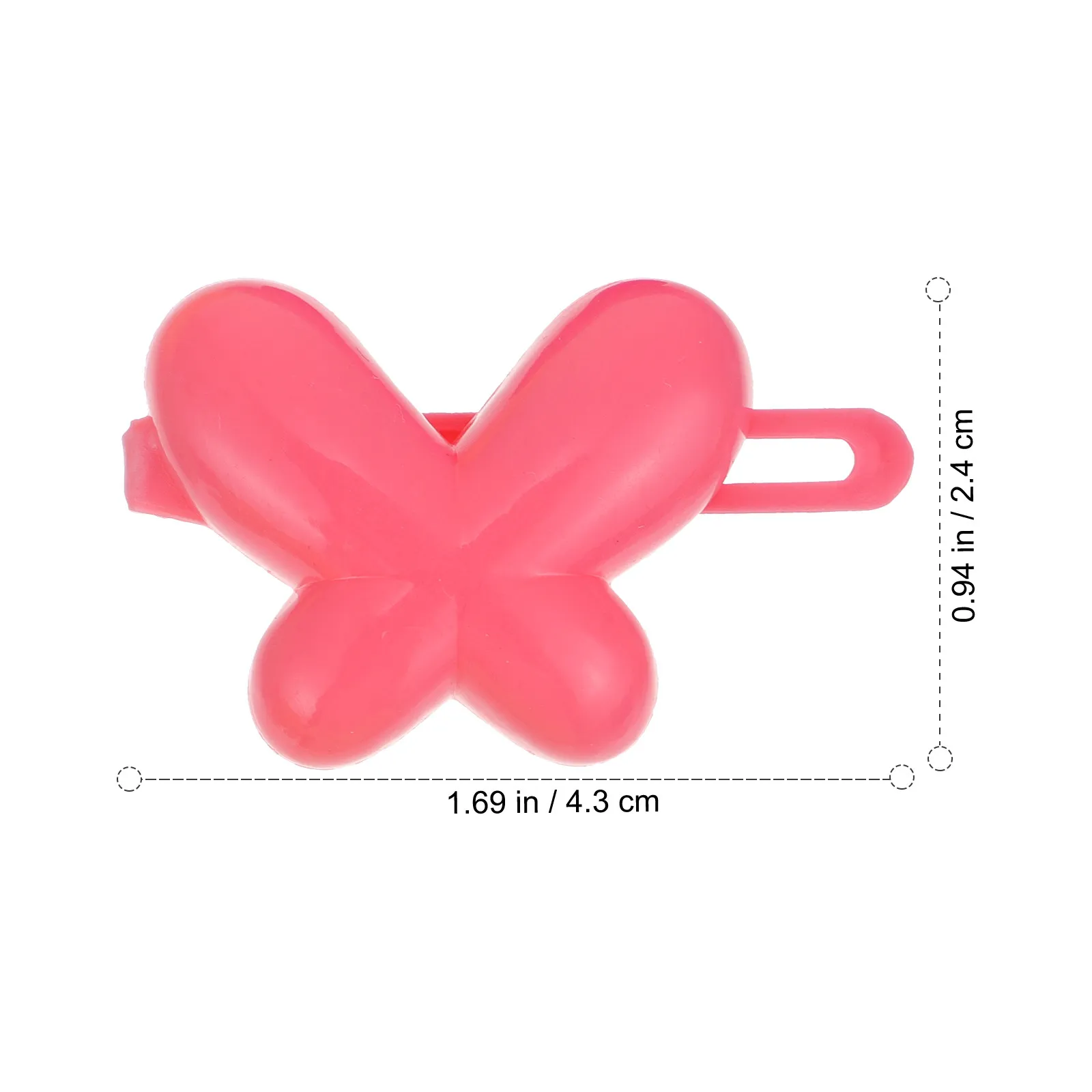 50Pcs Cartoon Hairpins Plastic Hair Clips Decorative Kids Barrettes Hair Accessories for Daily Wear Plastic Colorful Hairpins