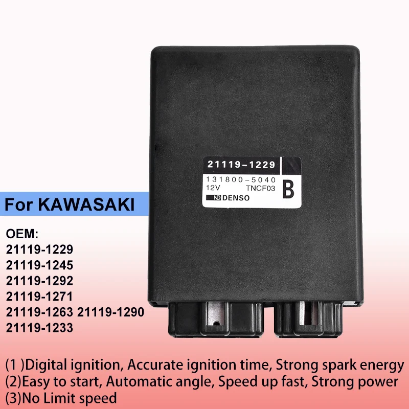 

Digital Ignition CDI Unit Box Igniter Stable Output Starter Ignitor 8Pin For KAWASAKI ninja250 R ZXR400 ZX-4 ZXR250 ninja