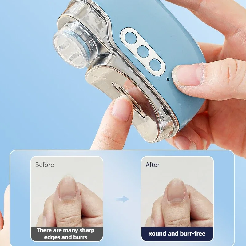 Elektryczne obcinaczki do paznokci automatyczny trymer anicure lampa do paznokci dorosłe dziecko paznokci u stóp nożyczki Pedicure polerowanie paznokci Cutter