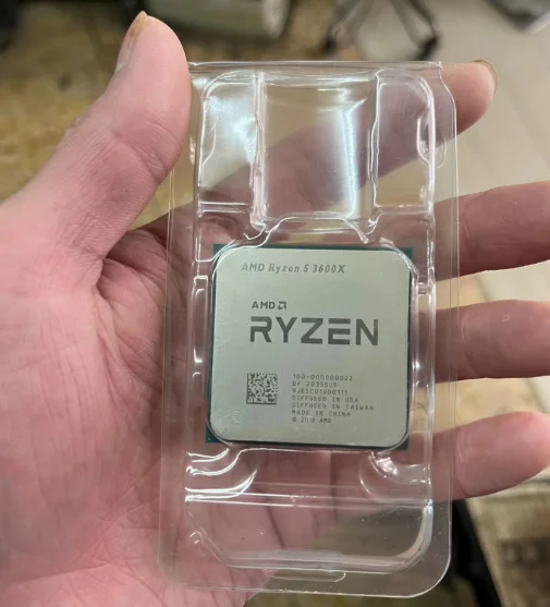 AMD Ryzen 5 3600X AM4 CPU-processor r5 3600X 3,8GHz 6C 12Thr 32M Desktop 32MB