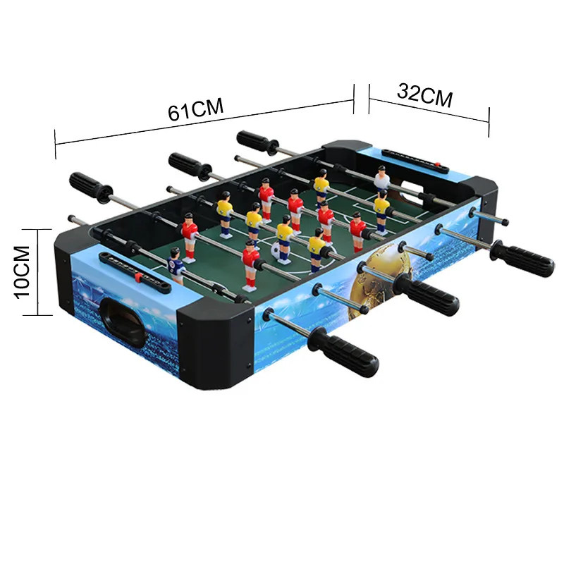 

Children's 6-Pole MDF Puzzle Football Table Standard Desktop Billiard for Home Practice Interactive Parent-Child Toys
