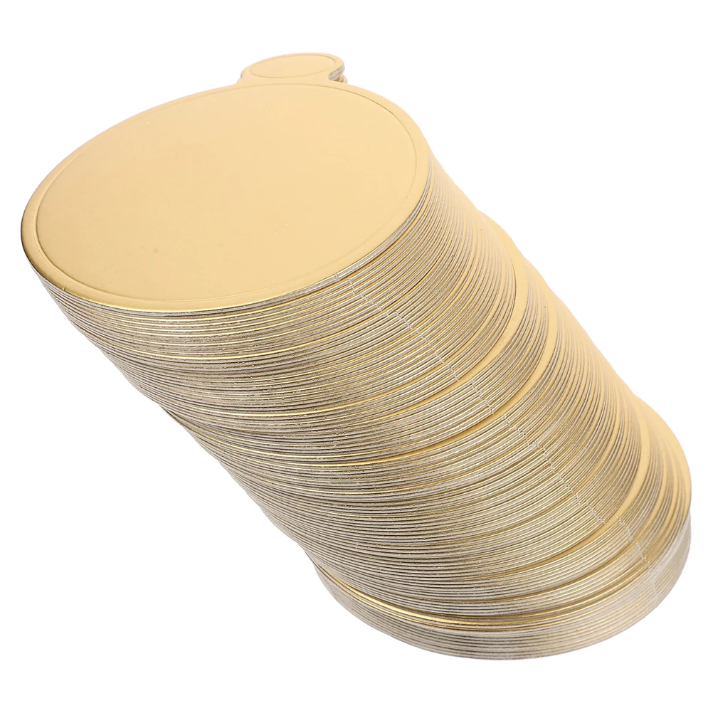 

200 Sheets Sturdy Mini Cake Boards 15x15cm Wedding Birthday Supplies Round Cardboard Trays Mousse Display Bases Cake Tools