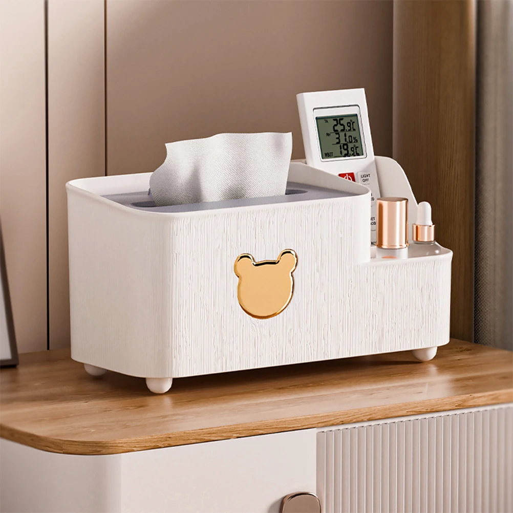 

Tissue Box Paper Containers Storage Holder Napkin Dispenser Home Lightweight PP Material Bedroom Bathroom Living Room
