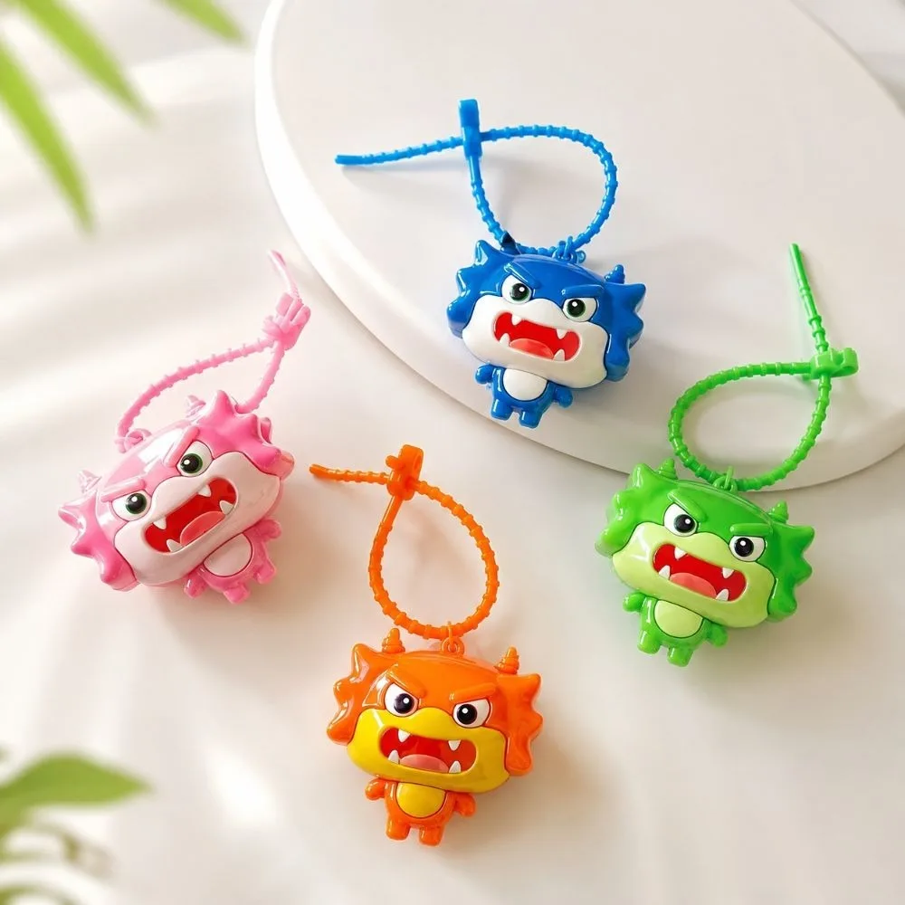 Keyring Shake Activated Squeaky Keychain Portable Beeping Sound Sound Keychain Cartoon Cute Fidget Stress Relief
