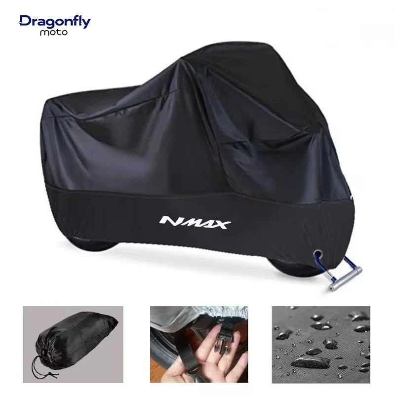 

For Yamaha Nmax 125 155 NMAX125 NMAX 155 15 Water-proof Motorcycle Cover Outdoor Uv Protection Dustproof Rain Covers Accessories
