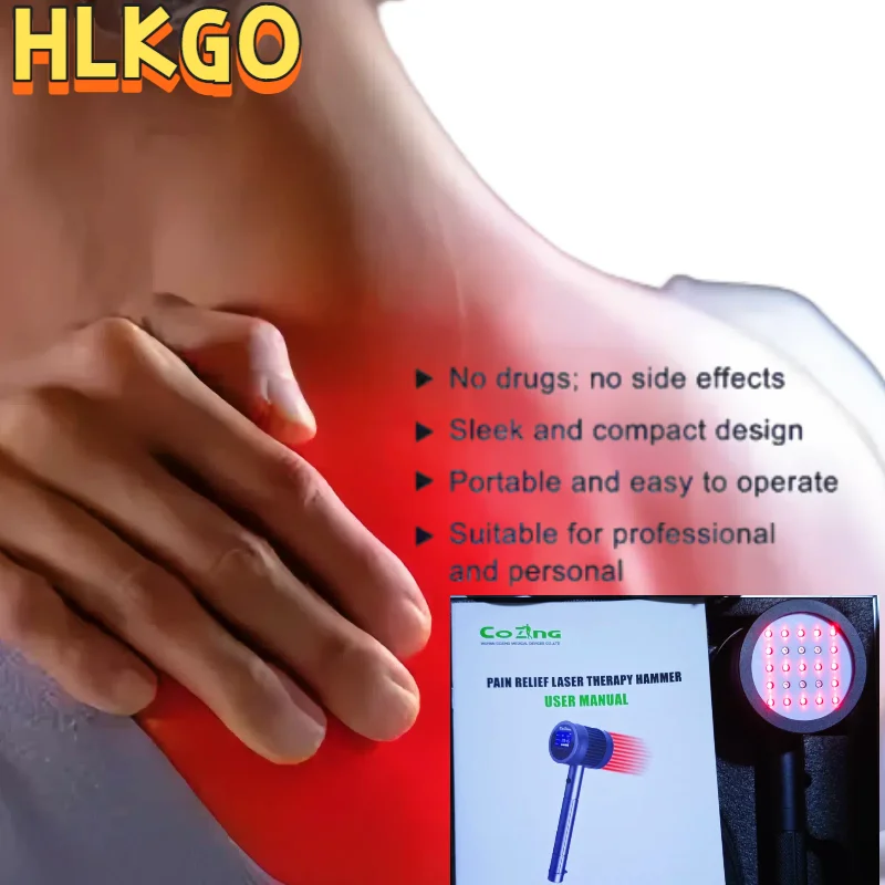 

Medical Grade 5W Portable Cold Laser Device 25 Diodes 808nm 650nm Clinical Physiotherapy Machine for Nerve Damage and Neuropath