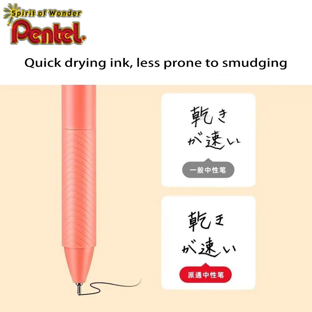 3PCS/Set Japan Pentel ENERGEL Candy Color Limit Gel Pen Quick Drying Ink Press-type Kawaii Stationery School Supplies