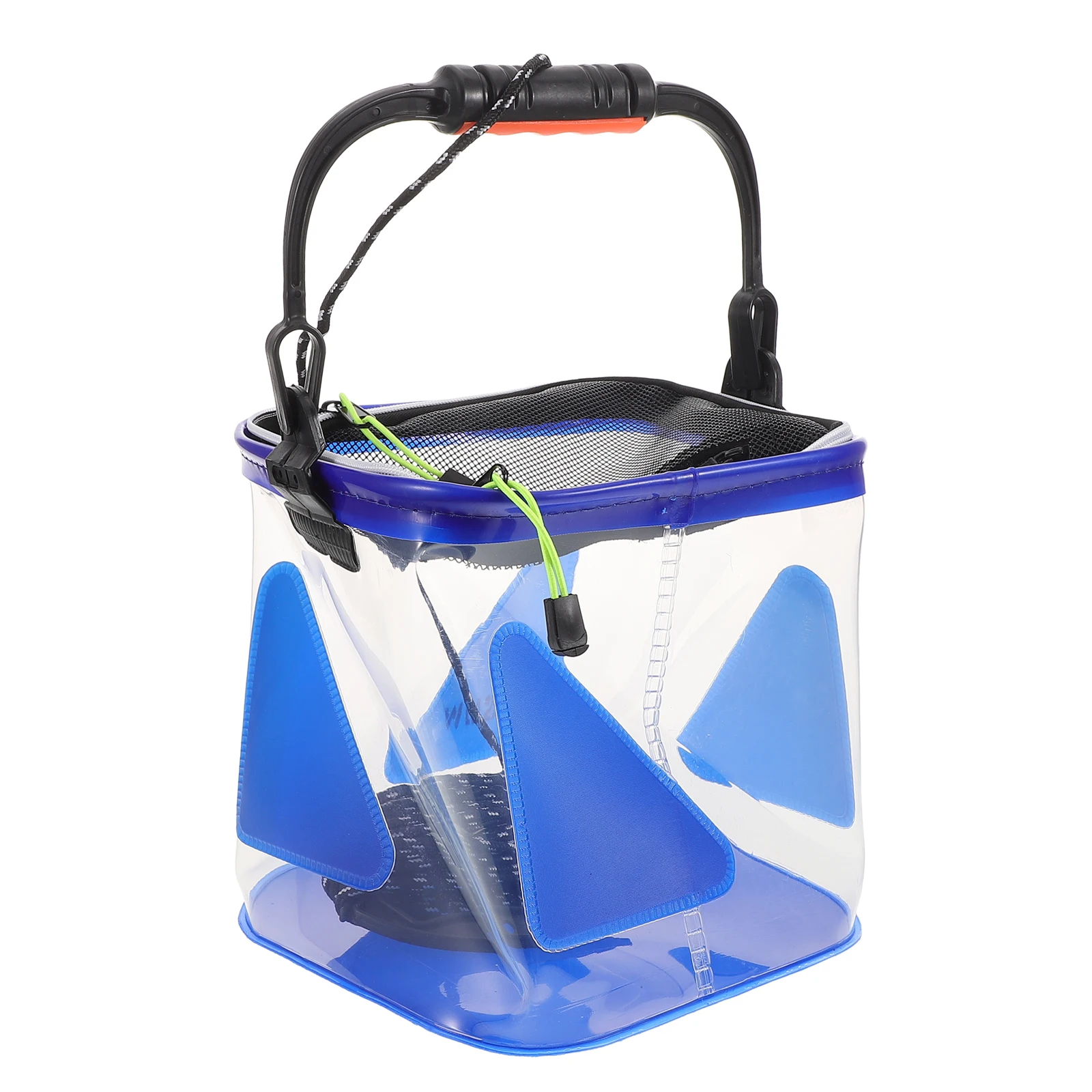 

Folding Fish EVA Leakproof with Rope for Fishing Saltwater Storage Travel Container Folding Crab Plastic Turtle