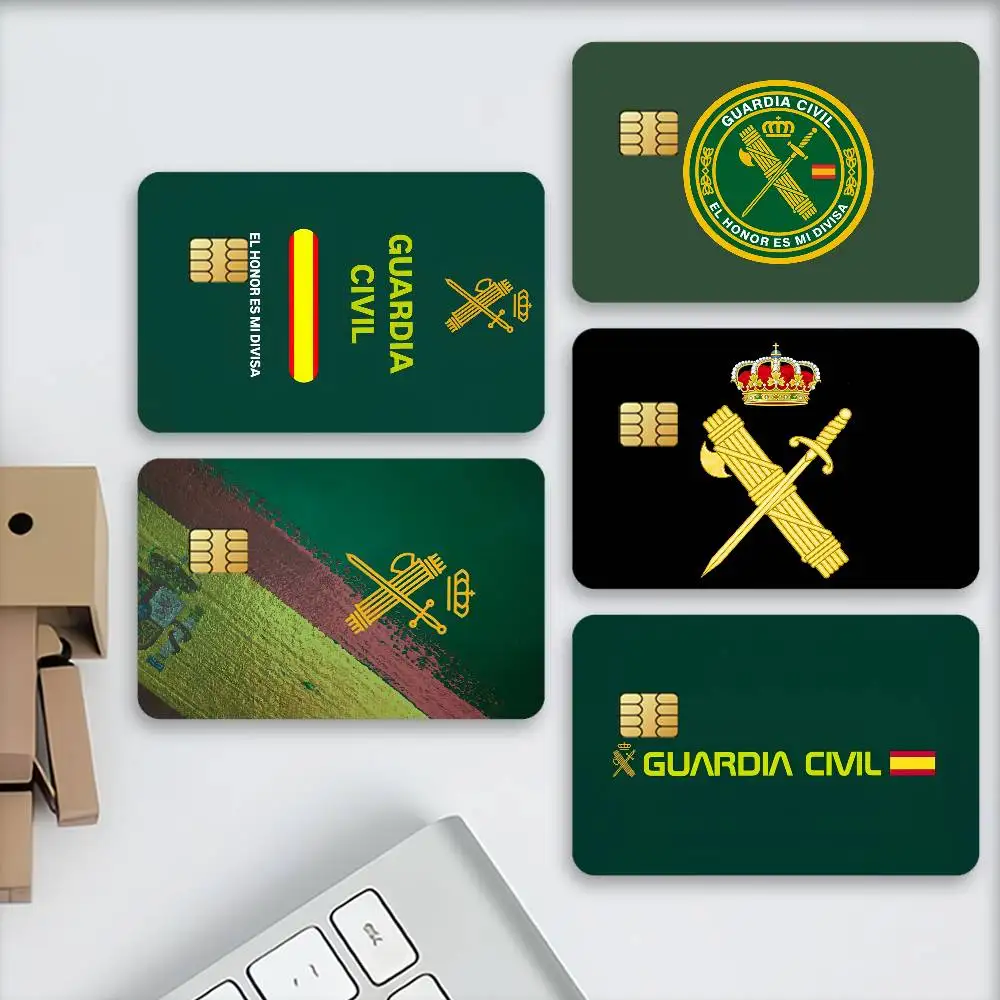 Adesivos decorativos para cartões de crédito, estilo espanhol, adequados para cartões bancários, metrô, transporte, anti-riscos, presente, 4 peças