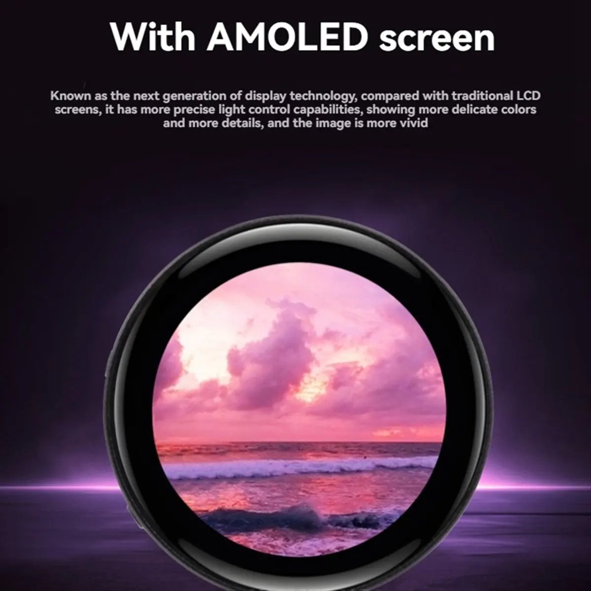 RP2350 1.43inch AMOLED Touchscreen Development Board 466x466 Built-in 6- Sensor for HMI LVGL