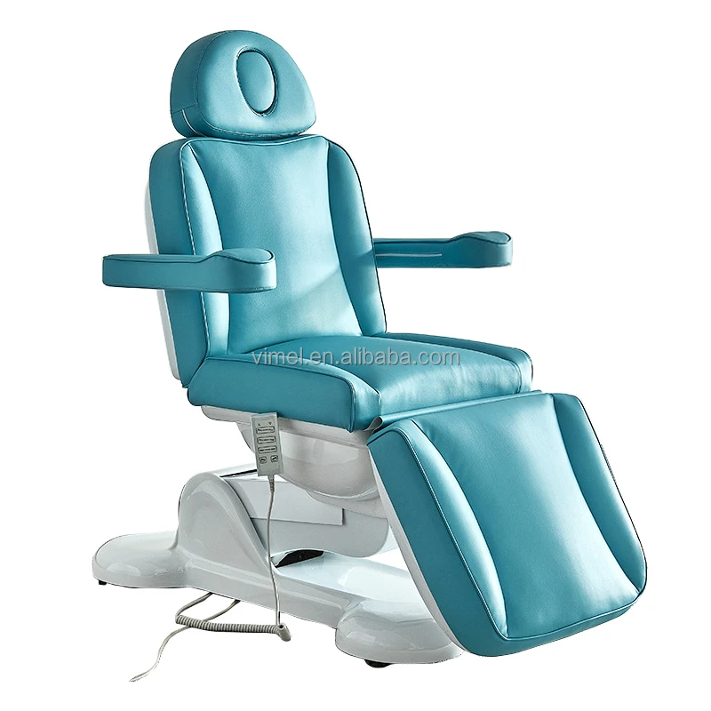 CE Multifunctional electric Folding Chair Bed For Beauty/Tattoo/Dental/Body Massage/Facial With Foot Control PU Leather