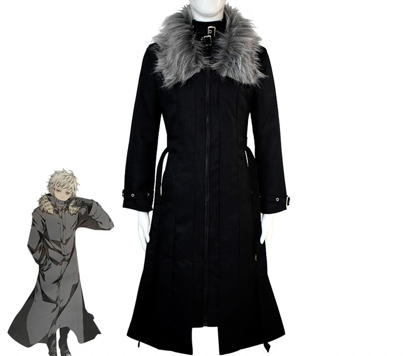 

Anime Bungo Stray Dogs Cosplay Beast Nakajima Atsushi Cosplay Costume IF The World Parallel World Lines Atsushi Coat Outfit