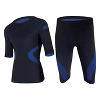 miha bodytec machine ems body training suit lyocell polypropylene polyamide elastan blue ems underwear ems vest training suit