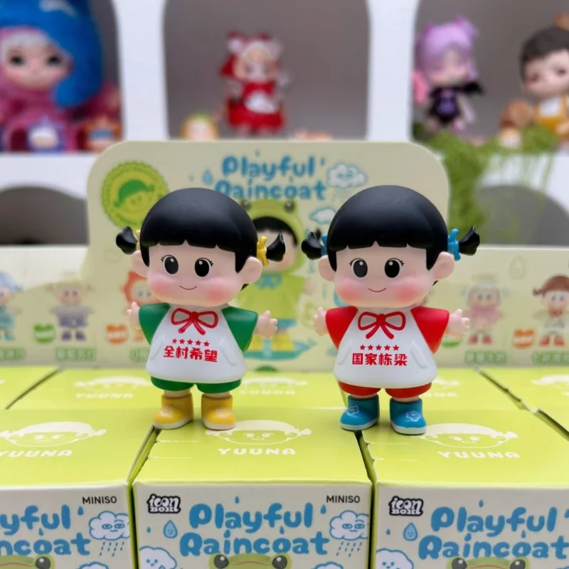 

Authentic Yuuna Playful Raincoat Series Blind Box Iconbox Collectible Figure Toy Gift Trendy Surprise Box Collectibles